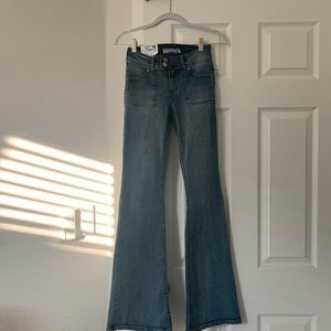 Garage Low Rise Flare Jean in Size 0